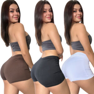 Shorts Feminino Curto Academia Suplex fitness Praia Esporte Ginástica Pole Dance
