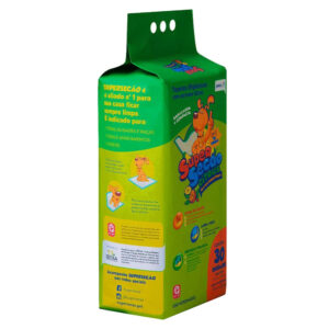 Kit 2 Tapetes Higiênico Super Secao Cítrus 80×60 30uni