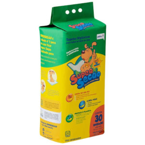 2UNI Tapete higiênico Super secao 80×60 com 30 unidades