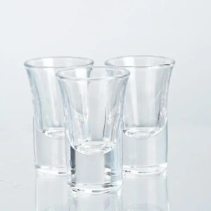 Copo de Dose Vidro Shot para Whisky Tequila Licor Cachaça 16ML Kit Conjunto com 12 Unidades