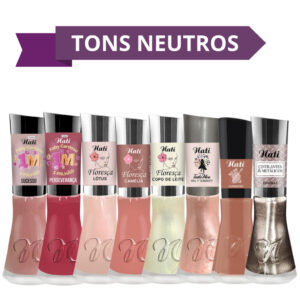 Kit 42 Esmaltes Nati Coleção Tons Vermelhos Glitter Lançamento Mais Vendidos Colorfix