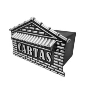 Caixa Correio Cartas PVC Modelo Tijolinho 26×18 Para Muro