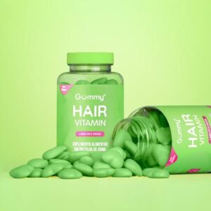 Kit 2 Gummy Hair Cabelos E Unhas – Maça Verde
