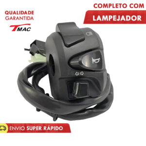 Punho Chave De Luz Honda Xre 300 Com Lampejador Farol Alto