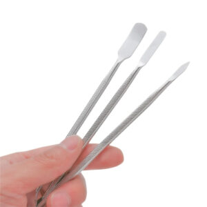 Kit 3 Espátulas de Aço Profissional Para Manutenção Celular Inoxidável Reparo Eletrônico Precisão