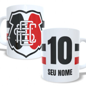 Caneca personalizada Santa Cruz com seu nome