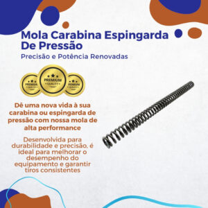 Mola De Reposição Carabina Espingarda de Pressão Premium Original De Aço HP – Promoção