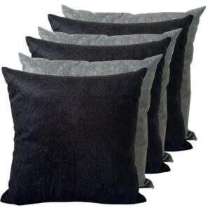 Kit 6 Capas De Almofadas Decorativas Sued Lisas 60×60 Lindas
