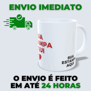Caneca Personalizada para Empresas Logotipo,Fotos Presentes e Marca e Eventos Kit com 2