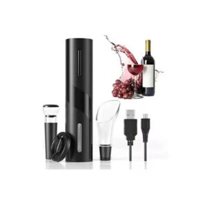 KIT ABRIDOR DE VINHO SACA ROLHA AUTOMÁTICO