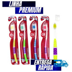 Kit 12 Escova de Dente Macia Adulto Pacote Linha Premium
