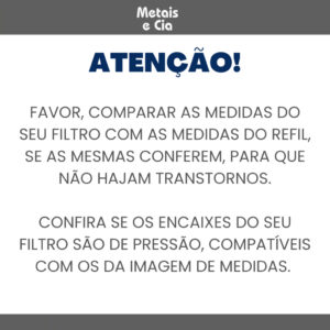 Refil Universal Para Filtros torneira gourmet vela carvão ativado pró-saúde