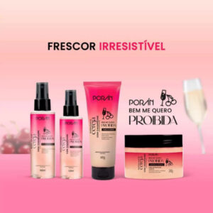 Poran Kit Com 4 Cereja Com Champagne 1Esfoliante 1Oléo Corporal 1Hidratante E 1Boddy Splash