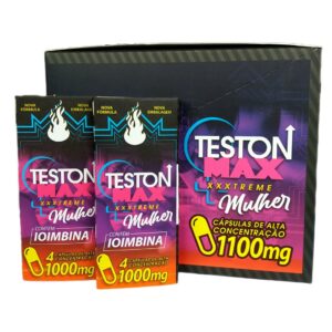 Teston Max Mulher Alta Concentração Caixa Com 48 Cápsulas
