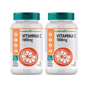 Kit 2x Vitamina C 1000mg 120 Comps Nutralin