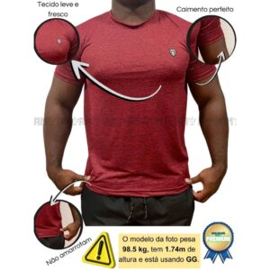 Kit 3 Camisetas Masculina Dry Fit Camisa Masculino Academia Treino Blusa Casual Manga Curta