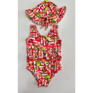 Maiô Fofurinha + Chapeuzinho Bebê Estampado