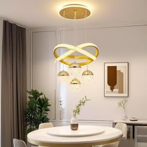 (3 Cores em 1)Restaurante lustre sala de jantar luz 2025 novo estilo simples cozinha luz quarto moderno simples