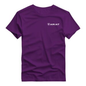 Camiseta 100% Algodão Ariat Unissex Camisa Estampada Agro Country