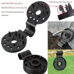 50 e 100 PCS Grampo De Fixação Da Rede De Sombra Solar Grampos Plástica