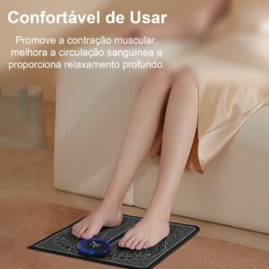 E-5280 Ems Massageador Elétrico De Pés – Relaxamento Profundo para os Pés