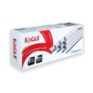 Grampo para Grampeador 26/6 Marca Eagle Caixa C/5000