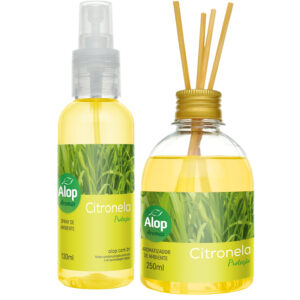 Kit Aromatizador de ambiente 250ml + Spray 130ml CITRONELA