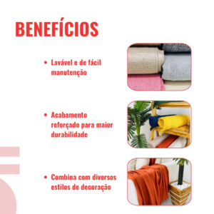 Manta Para Sofá King Luxuosa Super Gigante 3,00Mx2,00M Tipo Capa De Sofá 100% Algodão 01 Unidade