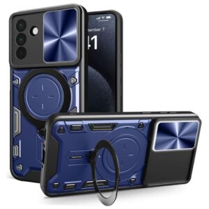 Capinha Para Samsung Galaxy A56 5G — Capa Case Armadura Militar Suporte 360 Com Proteção de Câmera