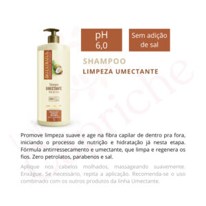 Kit Shampoo e Condicionador Umectante Coco Bio Extratus – 1L Óleo de Coco