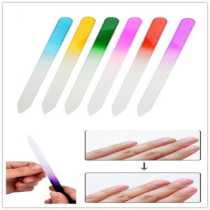 KIT 3 Lixa De Vidro Cristal Durável / Multicolorido Para Arte Em Unha / Multicolor