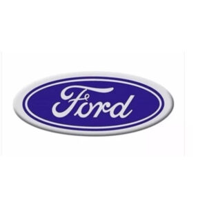 Emblema Volante Ford Oval 1,8×4,8 Azul ( Resinado )