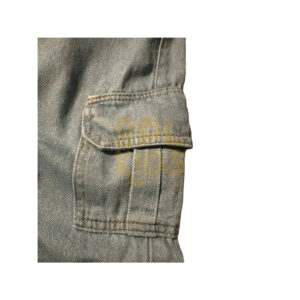 Calça Cargo Street Infantil Skatista Juvenil Jeans Unissex