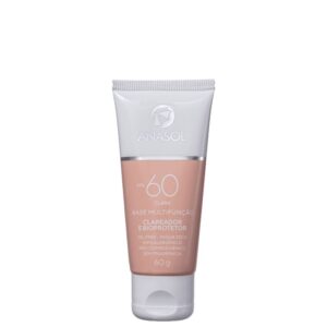 Anasol Protetor Solar Facial Anasol Base Clara Multifunção Clareador FPS 60 60 g – Vegano