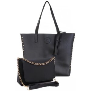 Bolsa Feminina Sacola Ombro e Transversal KIT 2 PEÇAS