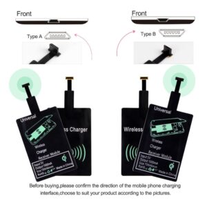 INSTORE1 Qi Almofada De Carregamento Sem Fio Adaptador De Remendo De Indução Bobina De Carga