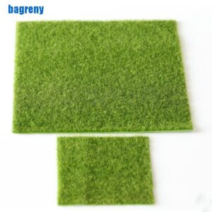 (Bea) Grama Artificial Para Aquário / Musgo / Acessórios Artificiais Para Aquário / Gramado