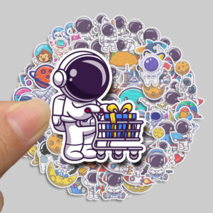 164 folhas bonito Spaceman adesivos dos desenhos animados adesivos de bagagem manual adesivos Graffiti adesivos do telef