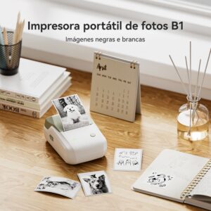NIIMBOT B1 Impressora de Etiquetas Portátil Bluetooth Preço Criador de Etiquetas Adesivas Sem Tinta