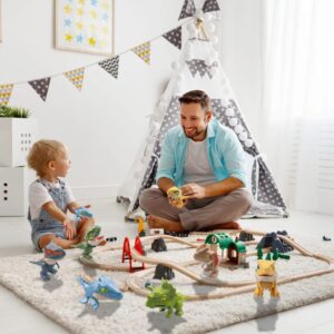 Mordendo dedo dinossauro Cross-Border novo estilo simulação tiranossauro Rex duplo coroado dragão Mosas