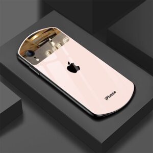 KL Store capa celuar de Brilhante vidro para capinha iPhone 14 15 13 11 12 16 Pro Max Avançado moda dura à prova choque