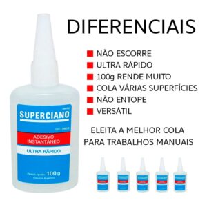 Cola Instantânea Superciano 100g