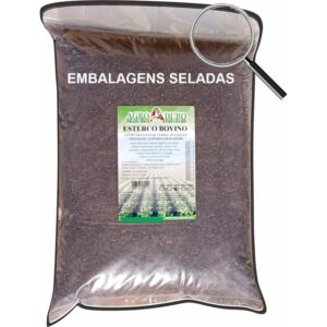 Adubo E Composto Orgânico 5kg Esterco Bovino Leiteiro