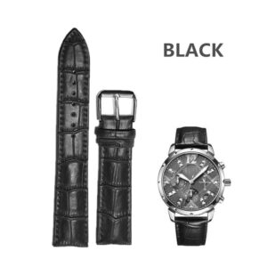 Pulseira De Couro Genuíno 12/14/16/18/20/22/24mm Cinta Slub Padrão Assista Acessórios Adequado Para Todas As Marcas E Tamanhos De Tiras De Relógio