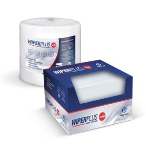 Kit 2 Wiper Plus Pano De Limpeza Descartável Pro60 – 200 UN