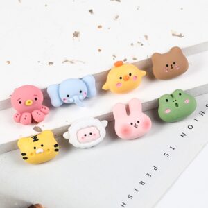 Acessórios para sandálias Cartoon Animais Bonitos Sapatos De Botão Padrão DIY