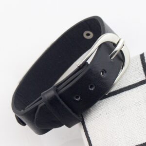 Pulseira De Couro Gigante Anime Ao Redor Naruto Pirata King , Punk De Olho De Roda Muye Village