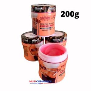 Kit 2 Gel Creme Massageador Pimenta Negra 200G Anti Estrias E Celulites Redutor De Medidas
