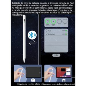 GOOJODOQ GD11 plus Caneta Stylus para iPad Stylus Pencil 9th Gen 8th 7th 6th Pro 11 12.9 2019 2020 2021 2018 9.7 Mini 6