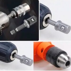 Kit Jogo Adaptador P/ Parafusadeira Soquete 1/4″ 3/8″ 1/2″